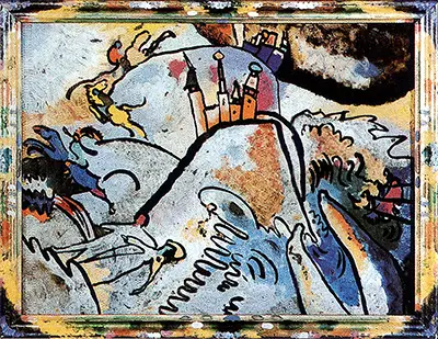 Glasmalerei mit der Sonne (Kleine Freuden) Wassily Kandinsky